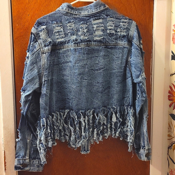 Thrill Jeans Denim Jacket (Size 2X) - Picture 7 of 10